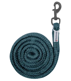 Anbindestrick Plus Karabiner, dunkle Beschläge