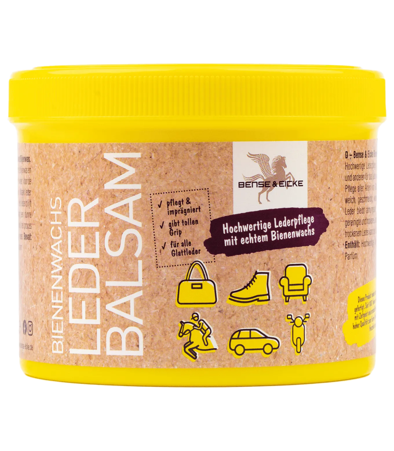 Bense & Eicke Bienenwachs-Leder-Balsam, 500 ml