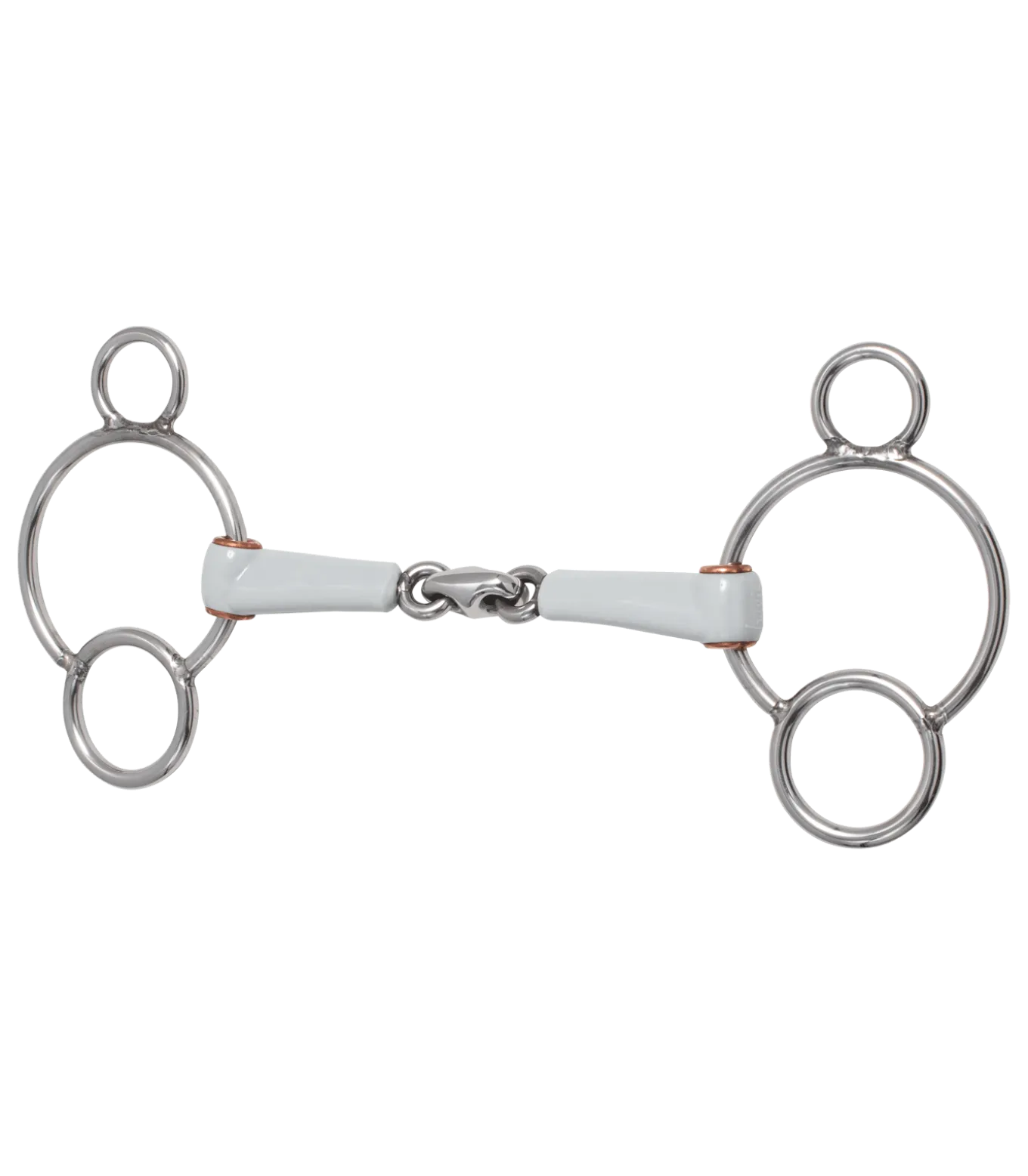 beris 3-Ring Gebiss, doppelt gebrochen
