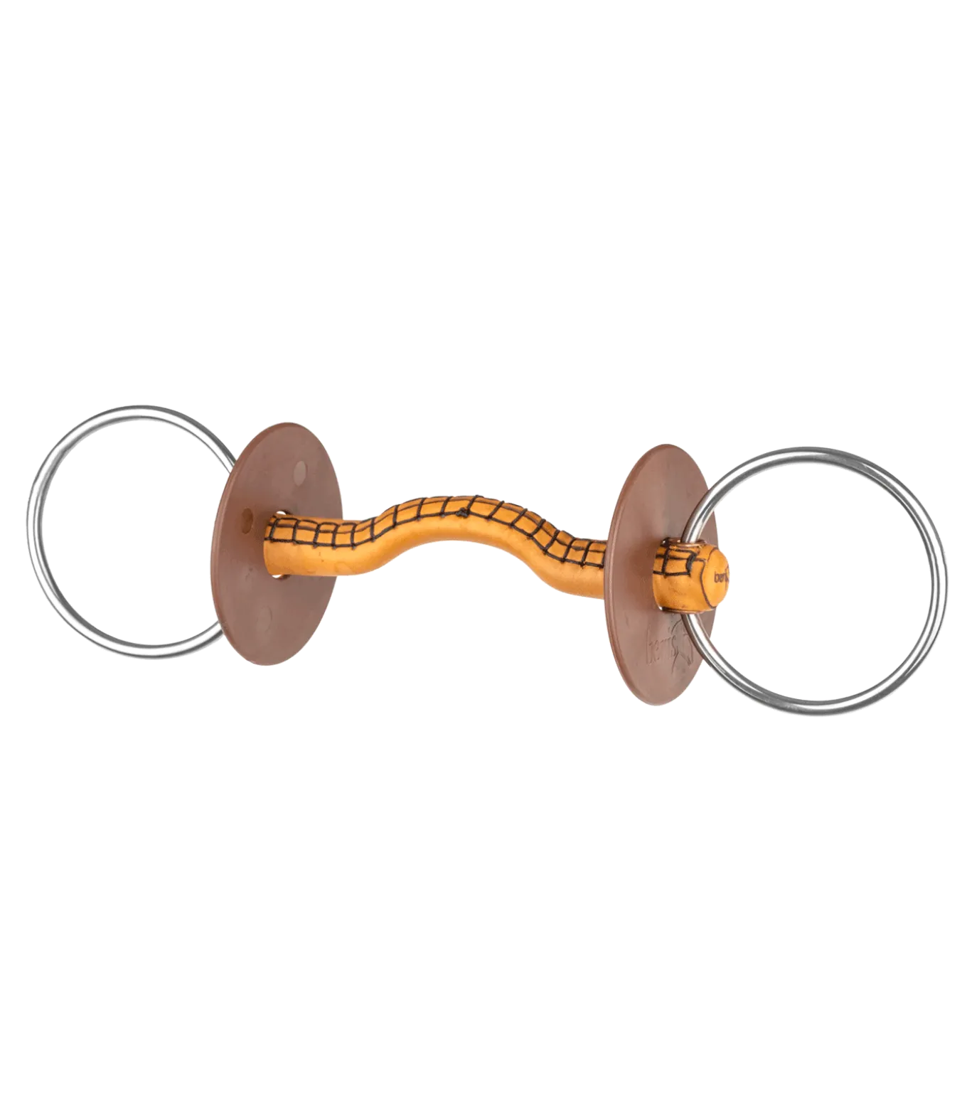 beris Wassertrense, Lederstange Konnex Zungenbogen dünn, Ring 7,5cm