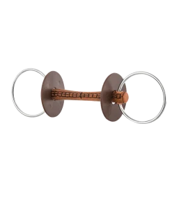 beris Wassertrense mit Lederstange, Ring 7,5cm