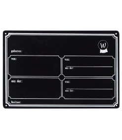 Boxenschild, Metall