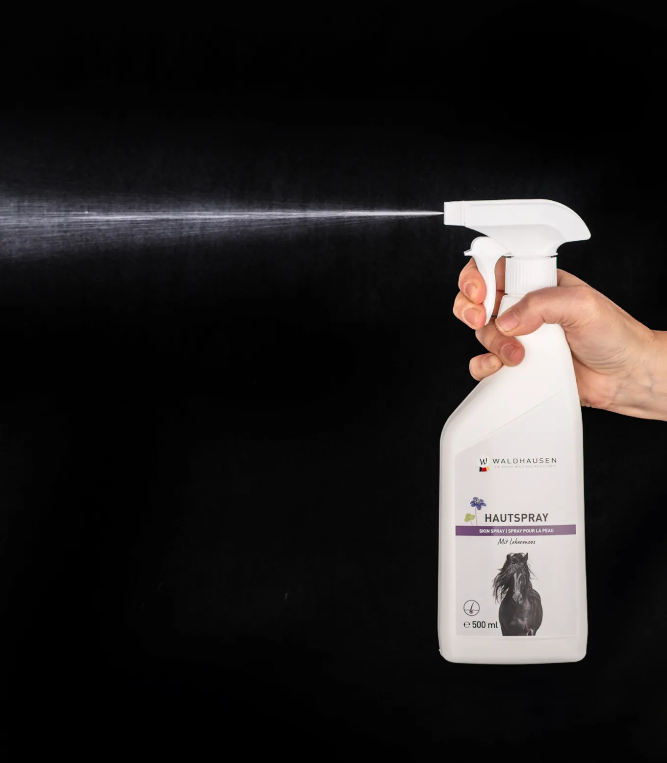 Hautspray mit Lebermoos, 500 ml