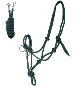 Knotenhalfter mit Zügel