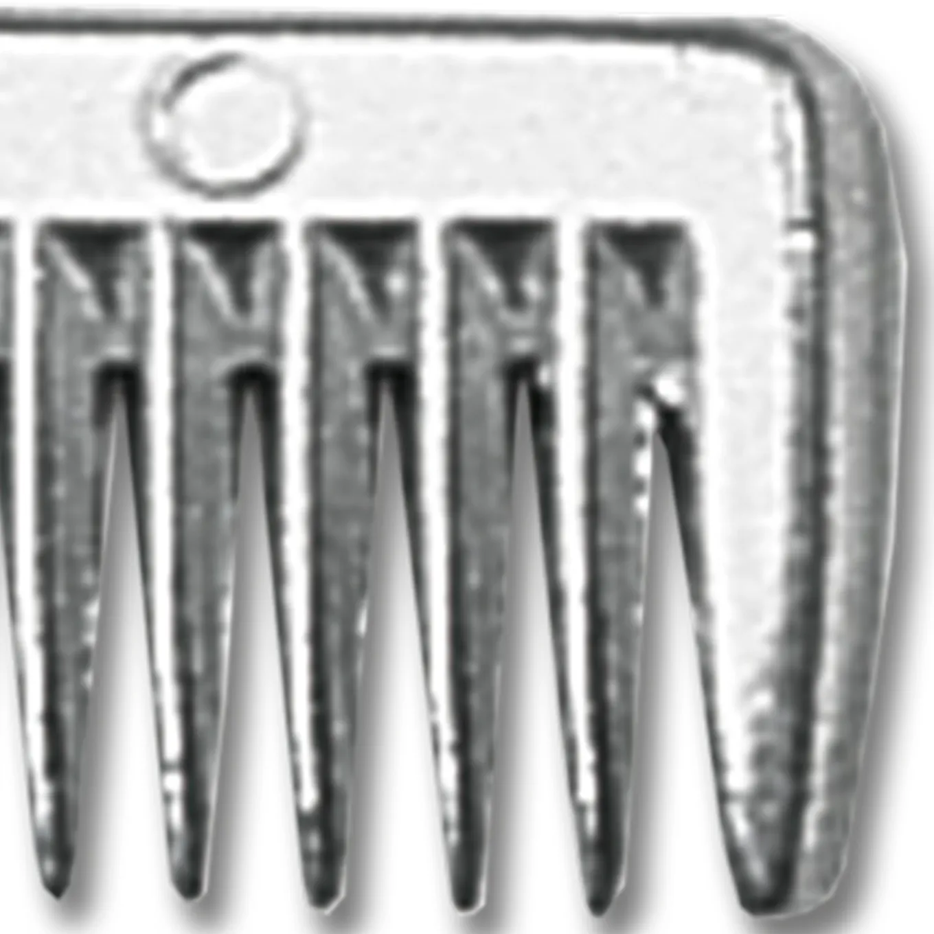 Mähnen-Reißkamm, Metall