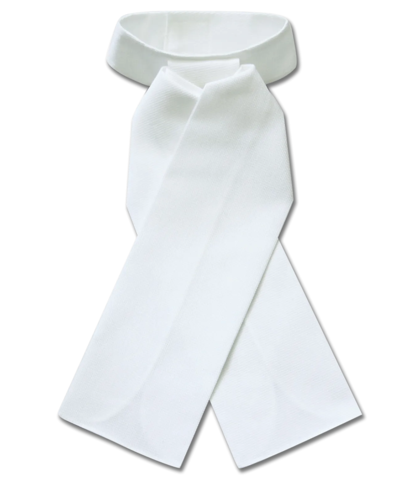 Plastron, weiß