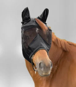 PREMIUM Fliegenmaske mit Ohrenschutz