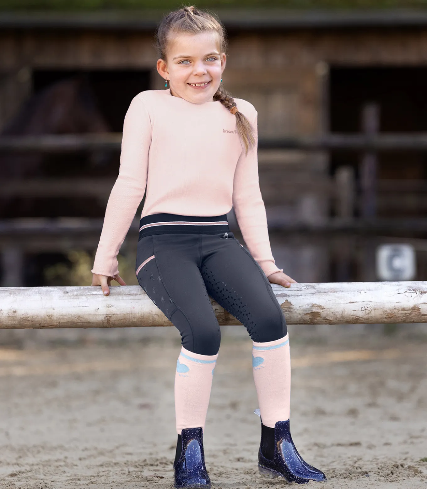Reitsocken Glitter, Kids