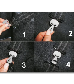 Safe-Gum, 6er Set für T-Verschlüsse
