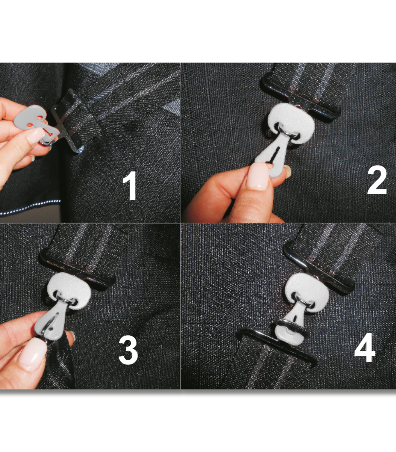 Safe-Gum, 6er Set für T-Verschlüsse