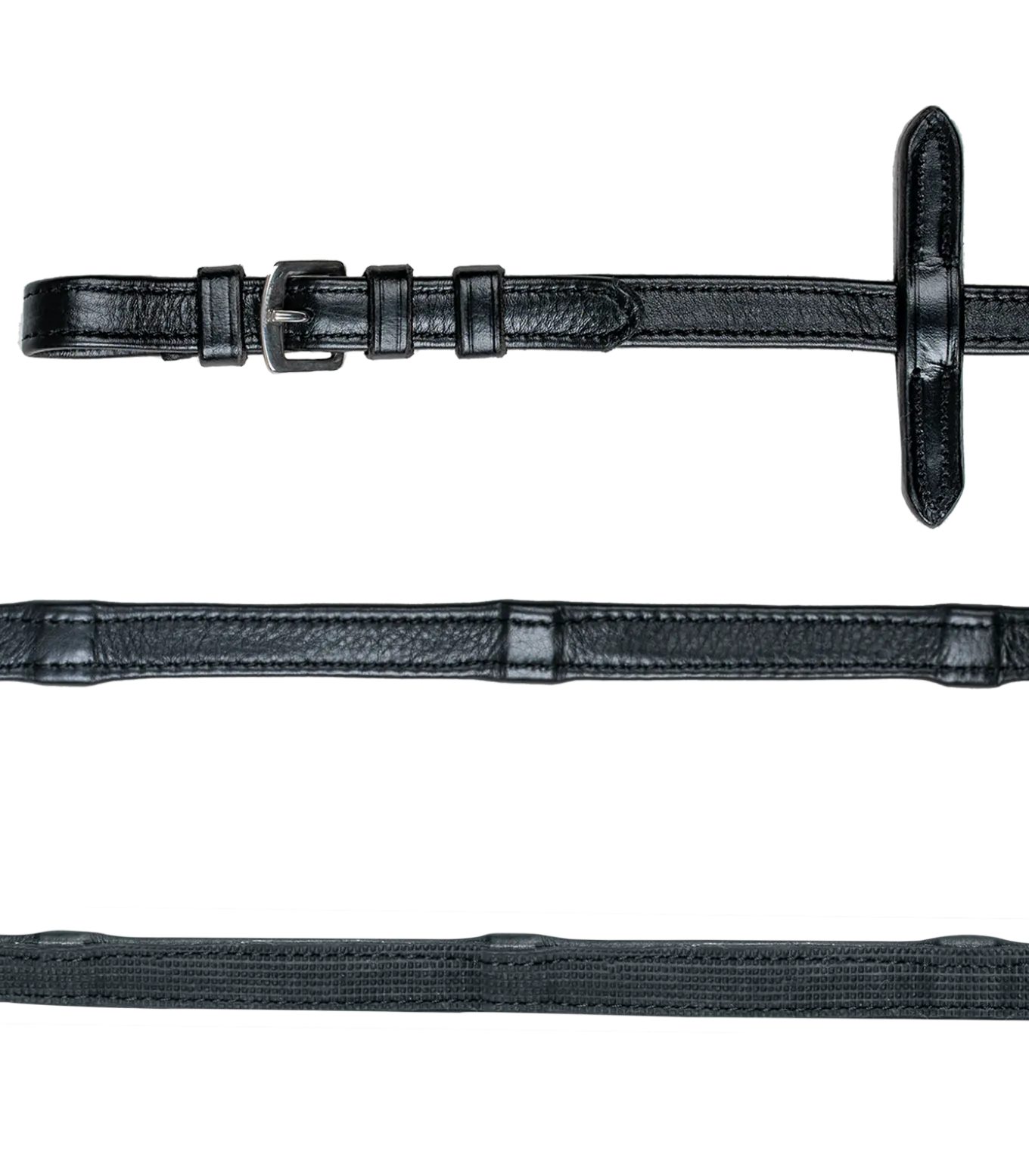 Waldhausen Gummi-Lederzügel